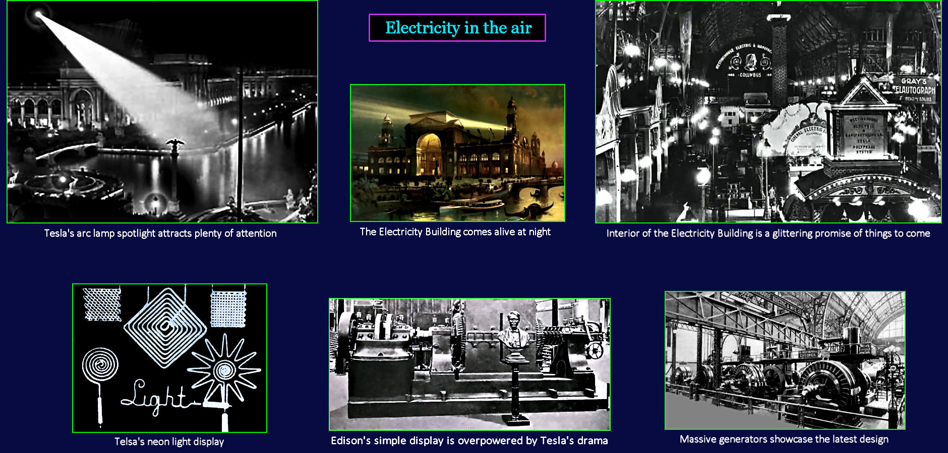 Electric lighting, 1893